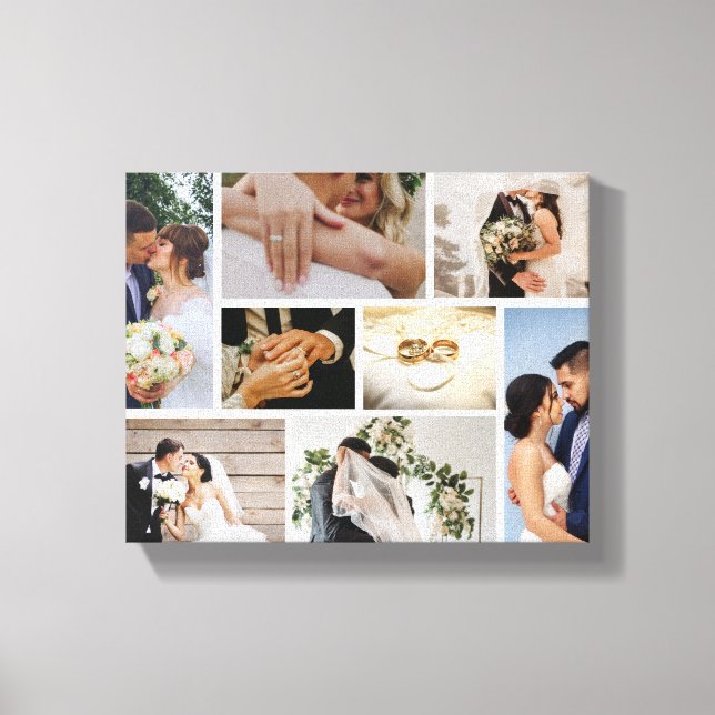 Lienzo Foto de Boda Personalizada (Anverso)