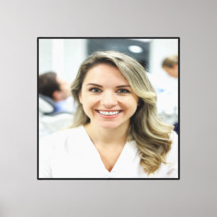 Lienzo Foto de dentista personalizar