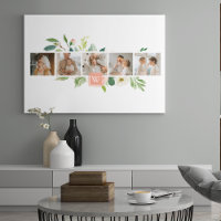 Foto De Familia Collage De Moda Con Regalo De Flor