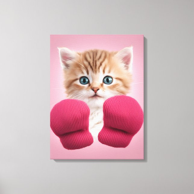 Lienzo Foto de gato (Anverso)
