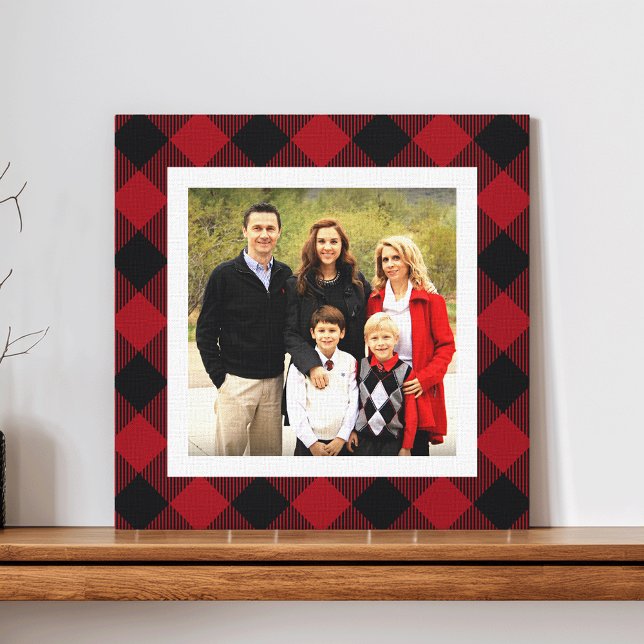 Lienzo Foto de Holiday Buffalo Plaid (Subido por el creador)