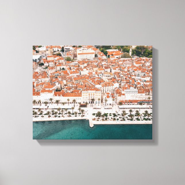 Lienzo foto de la ciudad de los pájaros (Anverso)