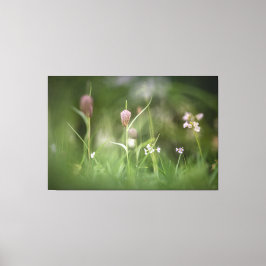 Lienzo Foto de la naturaleza de las flores de ajedrez