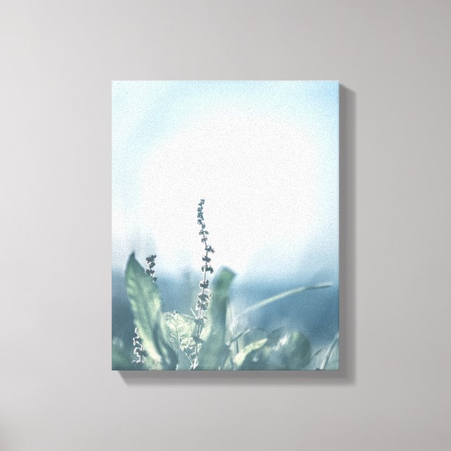 Lienzo Foto de la naturaleza del pradera verde (Anverso)