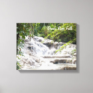 Lienzo Foto de las caídas del río de Dunn del