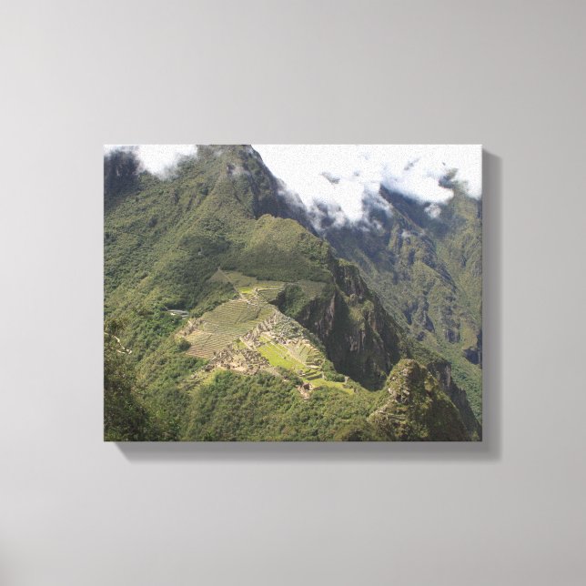 Lienzo Foto de Machu Picchu (Anverso)