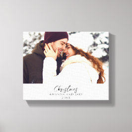 Lienzo Foto de Navidades Personalizados blancos modernos