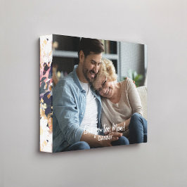 Lienzo Foto de patrón floral de la Marina Rosa