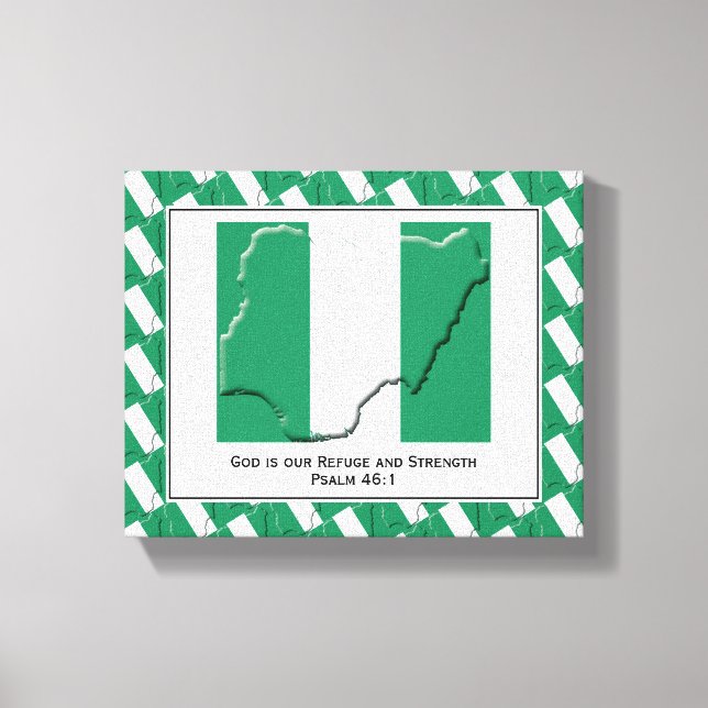 Lienzo Foto de personalizable | Patriótico | BANDERA DE N (Anverso)