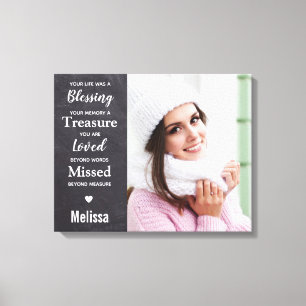 Lienzo Foto de recuerdo familiar