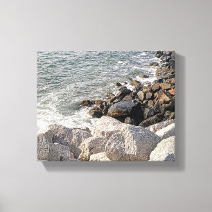 Lienzo Foto de Rocky Ocean Shore