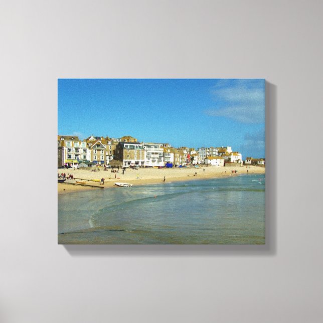 Lienzo Foto de St Ives Cornwall England (Anverso)