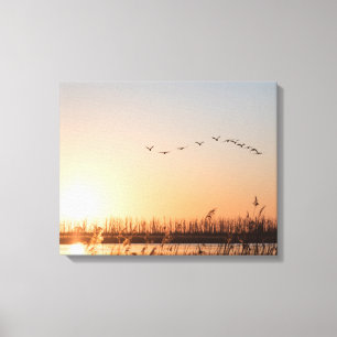 Lienzo Foto de Sunrise Nature