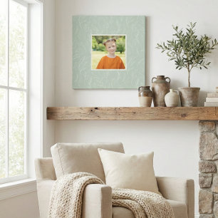 Lienzo Foto de un Personalizado bucal rústico verde