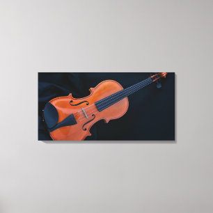 Lienzo Foto de violín en primer plano