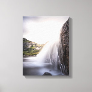 Lienzo Foto de Waterfall Landscape