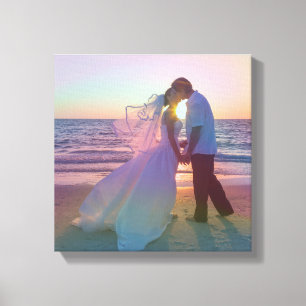 Lienzo Foto del Boda Holo Rainbow Overlay