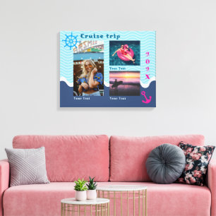 Lienzo Foto del viaje en crucero náutico