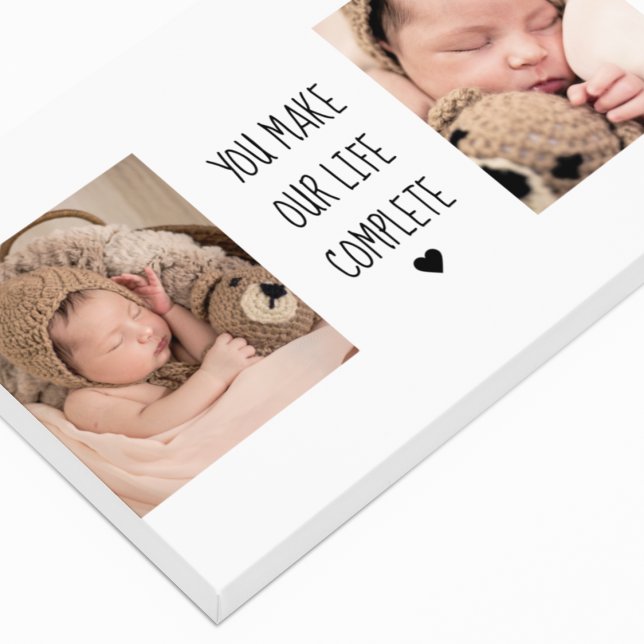 Lienzo Foto moderna de dos | Completan Nuestra Vida (Subido por el creador)