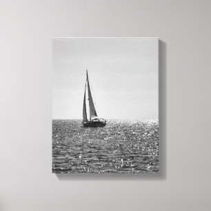 Lienzo Foto moderna de Guay del barco de vela en verano