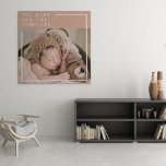 Lienzo Foto moderna del bebé | Has Hecho Mi Vida Completa<br><div class="desc">Foto moderna del bebé | Has Hecho Mi Vida Completa Regalo</div>