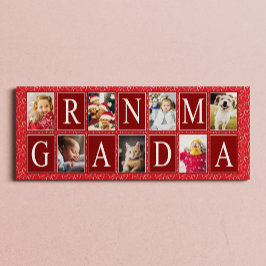 Lienzo Foto multifoto del patrón del corazón rojo foto de