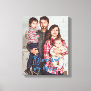 Lienzo Foto personalizada de familia