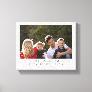 Lienzo Foto Personalizada de Familia Blanca