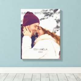 Lienzo Foto personalizada de pareja adorable