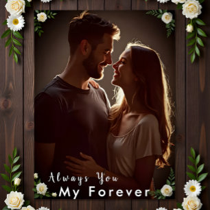 Lienzo ✅Foto personalizada de pareja Regalo de compromi