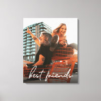 Foto personalizada moderna de mejores amigos