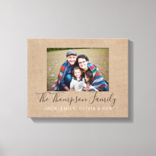 Lienzo Foto personalizada y mensaje acrílico Keepsake Awa