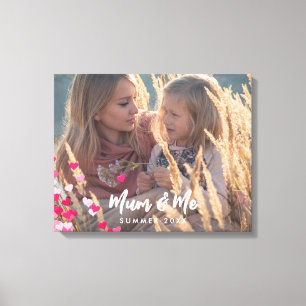 Lienzo Foto personalizado Moderna Escribiendo Corazones R