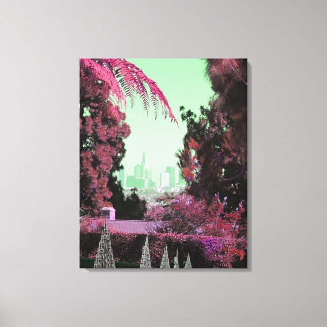 Lienzo Fotografía artística en árbol Moda retro Californi (Anverso)