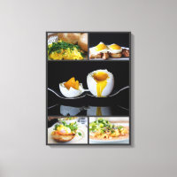 Fotografía de alimentos desayuno huevos de diferen