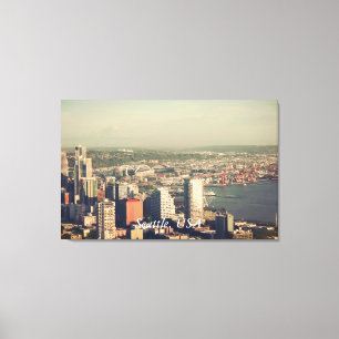 Lienzo Fotografía de arquitectura paisajística, ciudad de