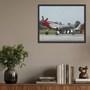 Lienzo Fotografía de Avión de Combate Warbird de Avión An