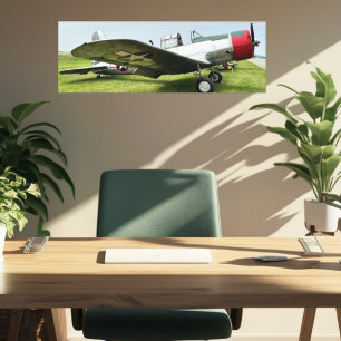 Lienzo Fotografía de Avión de Combate Warbird de Avión An