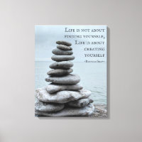 Fotografía de Cairn stone | Cita de Bernard Shaw