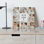 Lienzo Fotografía de colección moderna Ama a tu abuela Me<br><div class="desc">Una moderna foto de tu abuela y tu abuela puede ser el regalo perfecto para mostrarle cuánto la amas y aprecias. Este regalo único y reflexivo es una gran manera de preservar tus recuerdos especiales juntos y crear una hermosa pieza de arte que ella puede mostrar en su casa. Para...</div>