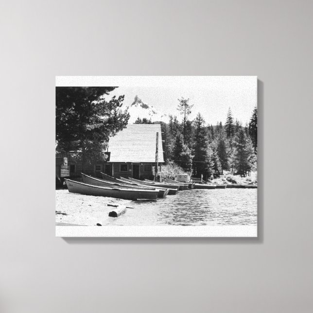 Lienzo Fotografía de Diamond Lake Lodge, O (Anverso)