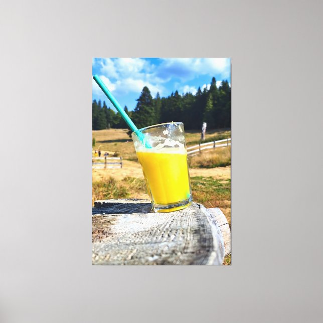 Lienzo Fotografía de Exteriores con Jugo de Naranja – Nat (Anverso)