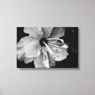 Lienzo Fotografía de Flor de Hibisco