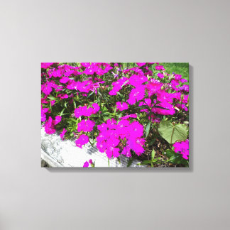 Lienzo Fotografía de Flores Púrpura