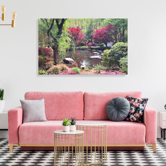 Lienzo Fotografía de jardín de Nature Pond Gibbs (Insitu (Sala de estar))