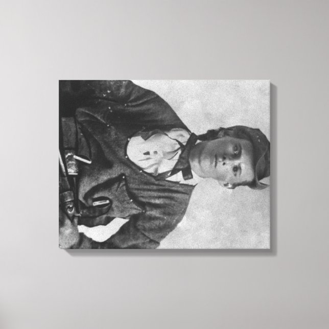 Lienzo Fotografía de Jesse James Portrait (Anverso)