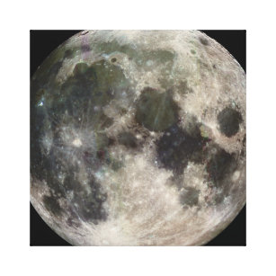 Lienzo Fotografía de la luna llena