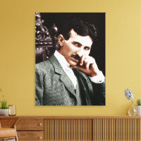 Fotografía de Nikola Tesla a los 40 años