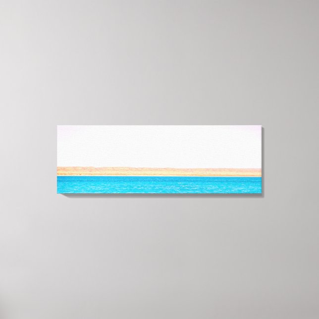 Lienzo Fotografía de Ocean Land Sky (Anverso)