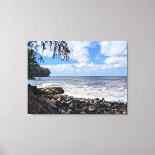 Lienzo Fotografía de paisajes naturales hawaianos